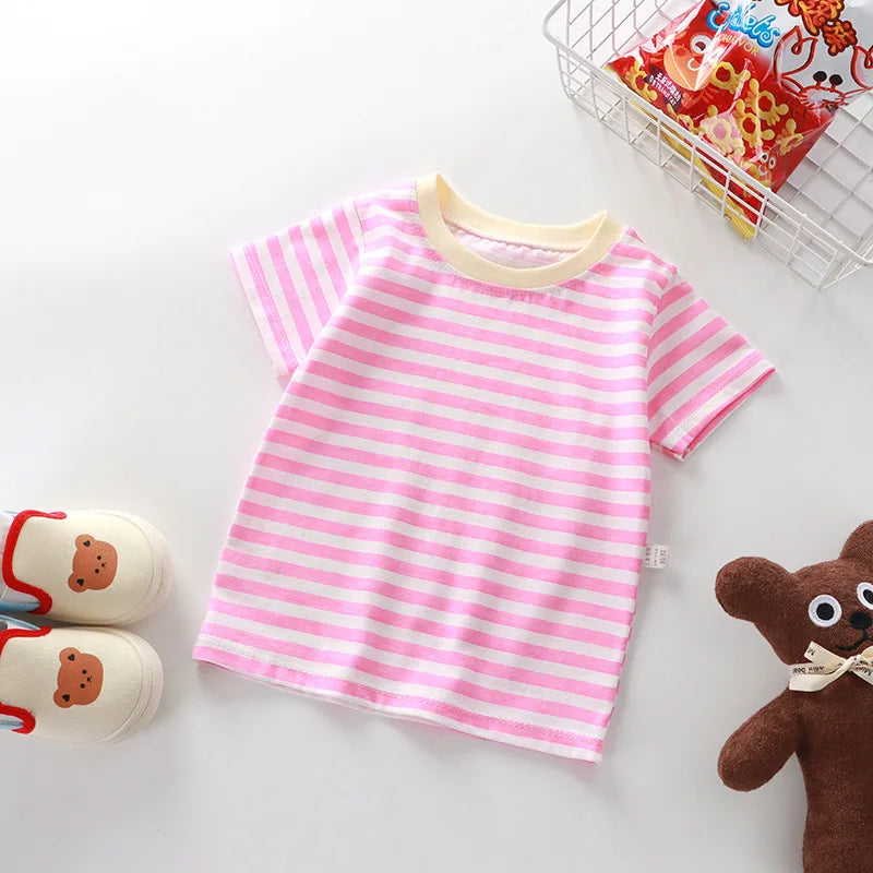 100% Cotton Striped Baby T-Shirt - Kindle Kids ABC - view 10