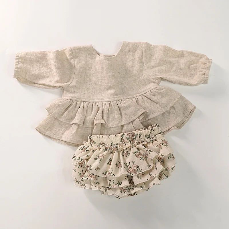 Vintage Lace Cotton Baby Set - Kindle Kids ABC - view 6