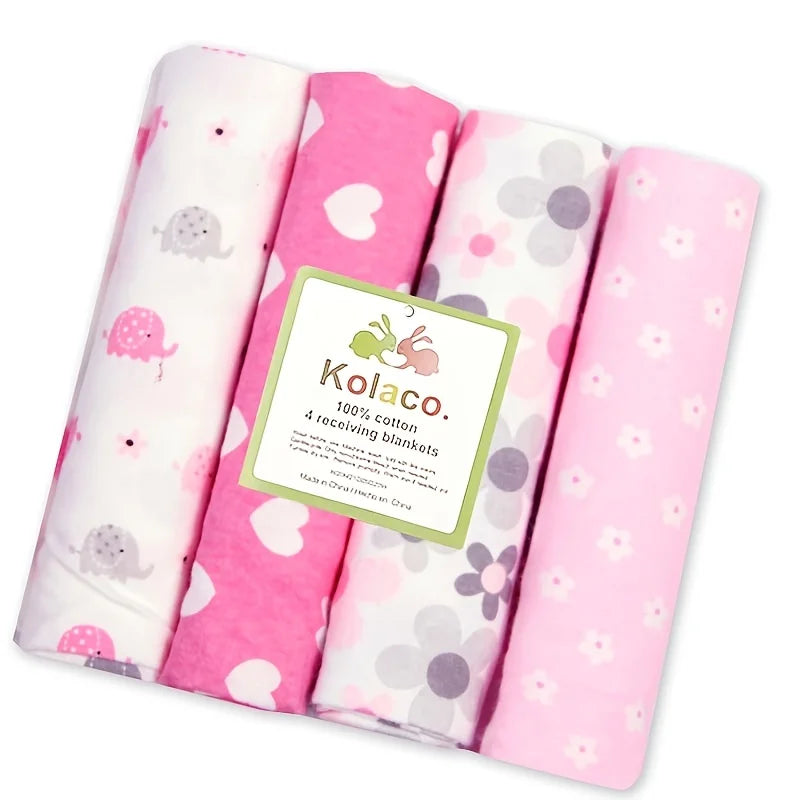 100% Cotton Receiving Baby Blanket - Kindle Kids ABC
