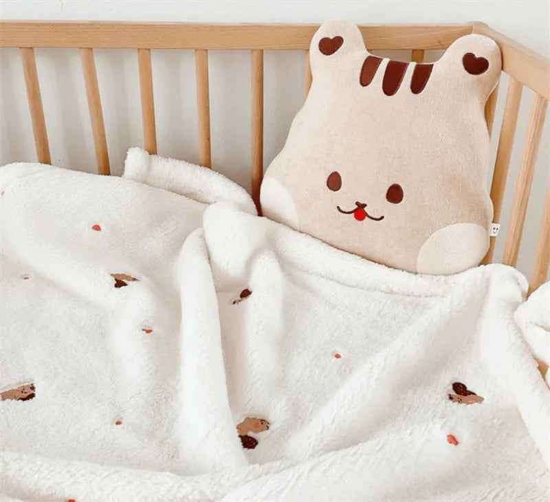Soft Flannel Fleece Baby Blanket - Kindle Kids ABC - view 7