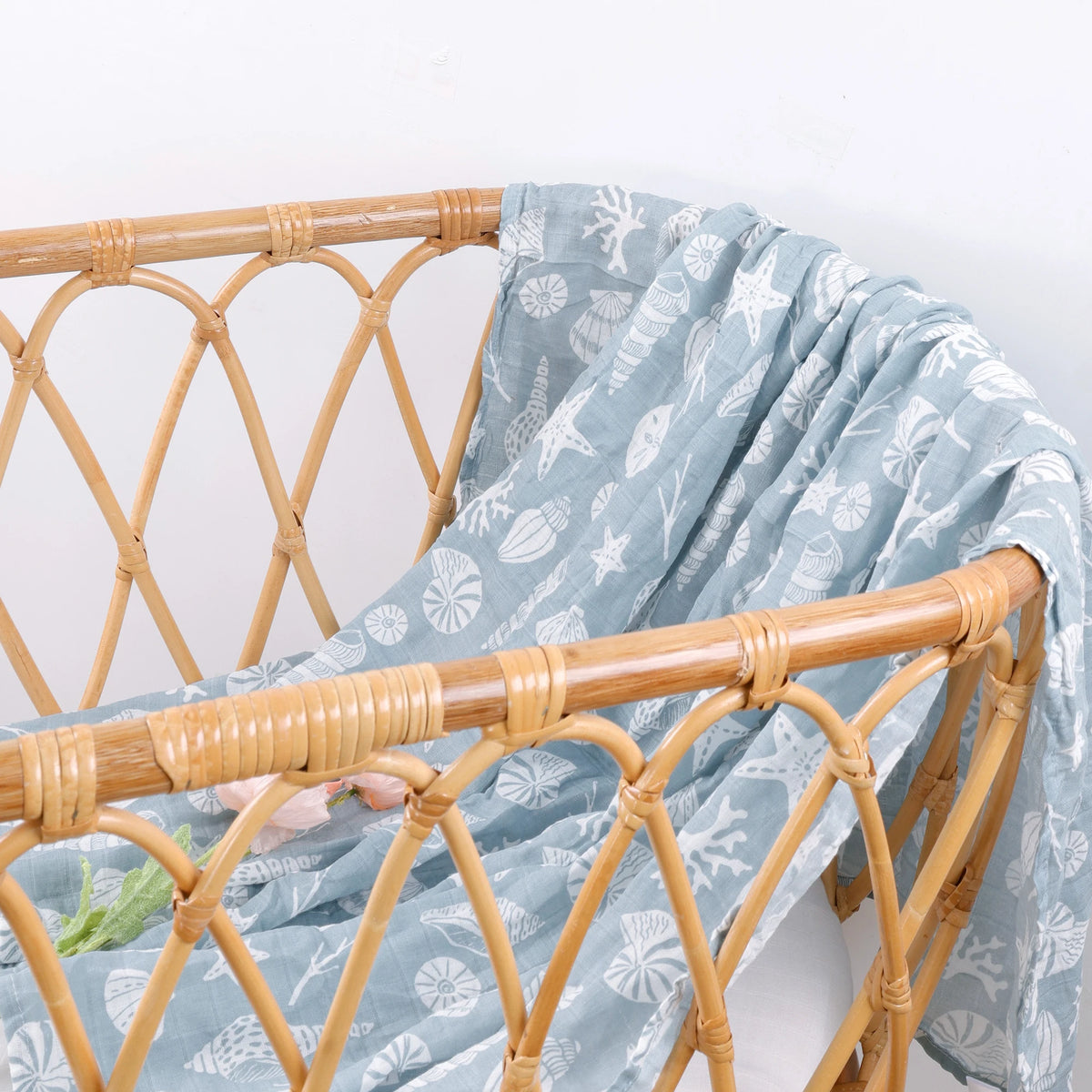 Soft Cotton Muslin Baby Swaddle Blanket - Kindle Kids ABC - view 3