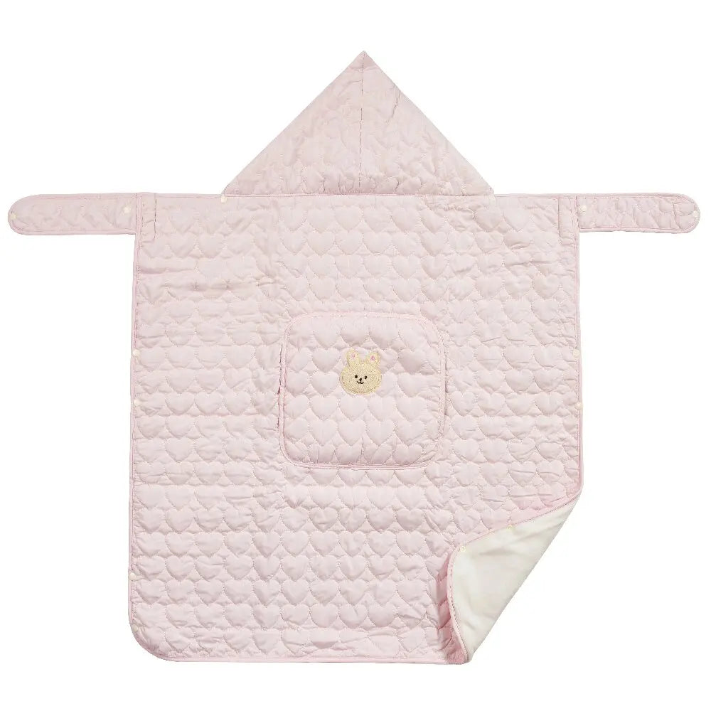 Fleece Hooded Baby Stroller Cape - Kindle Kids ABC - view 5