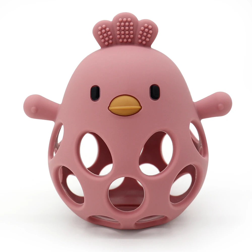 baby silicone chick teether sensory chew toy - photo 14