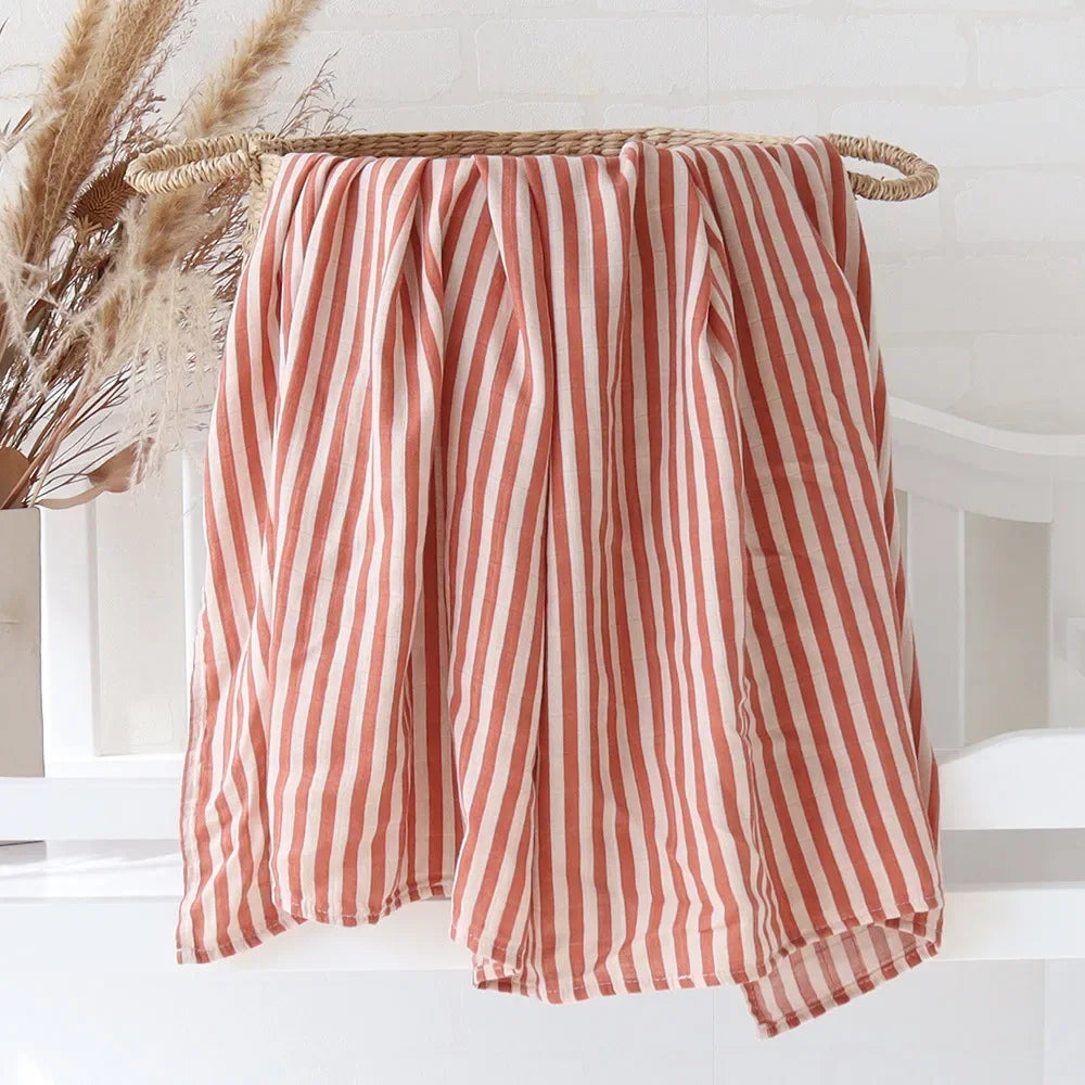 Soft Bamboo Cotton Muslin Baby Blanket - Kindle Kids ABC - view 3