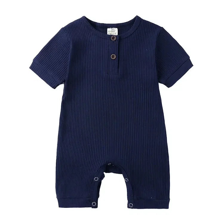 Baby Cotton Short-Sleeve Romper - Kindle Kids ABC - view 10