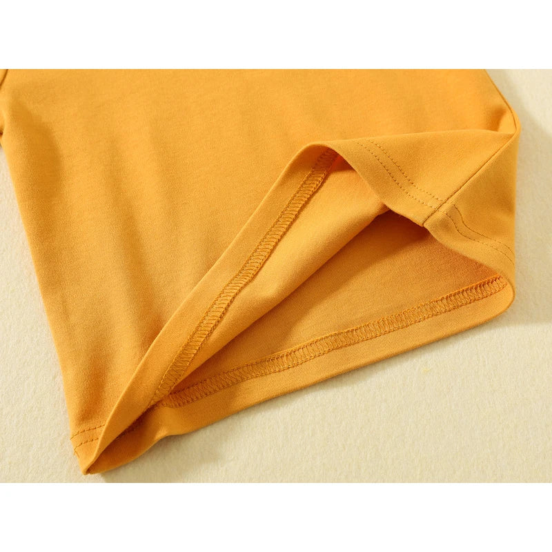 Kids 100% Cotton Color-Block T-Shirt - photo 5