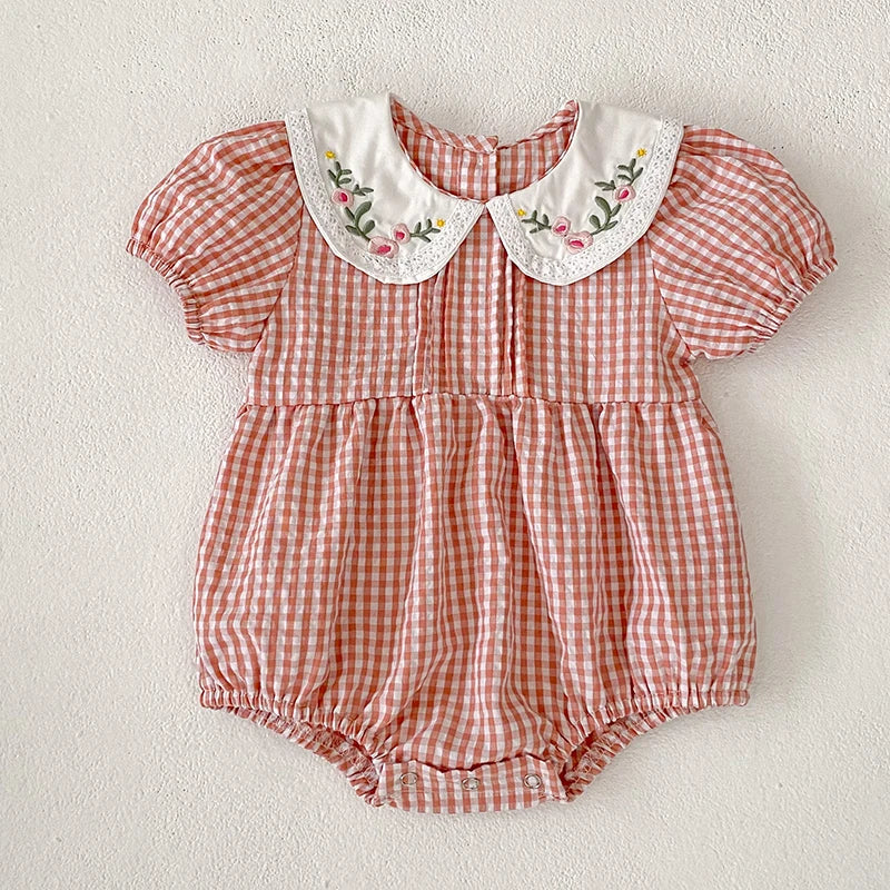Embroidered Cotton Baby Romper - Kindle Kids ABC - view 7