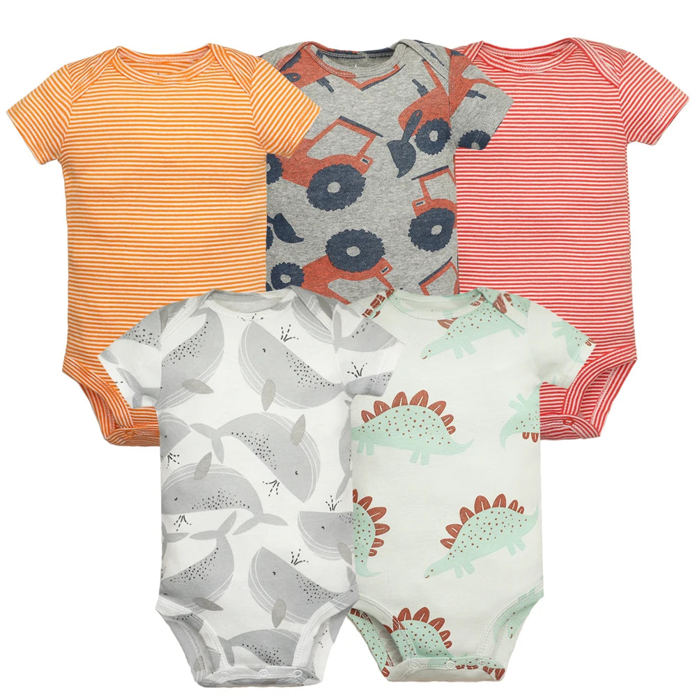Baby 5-Pack Cotton Bodysuits - Kindle Kids ABC - view 23