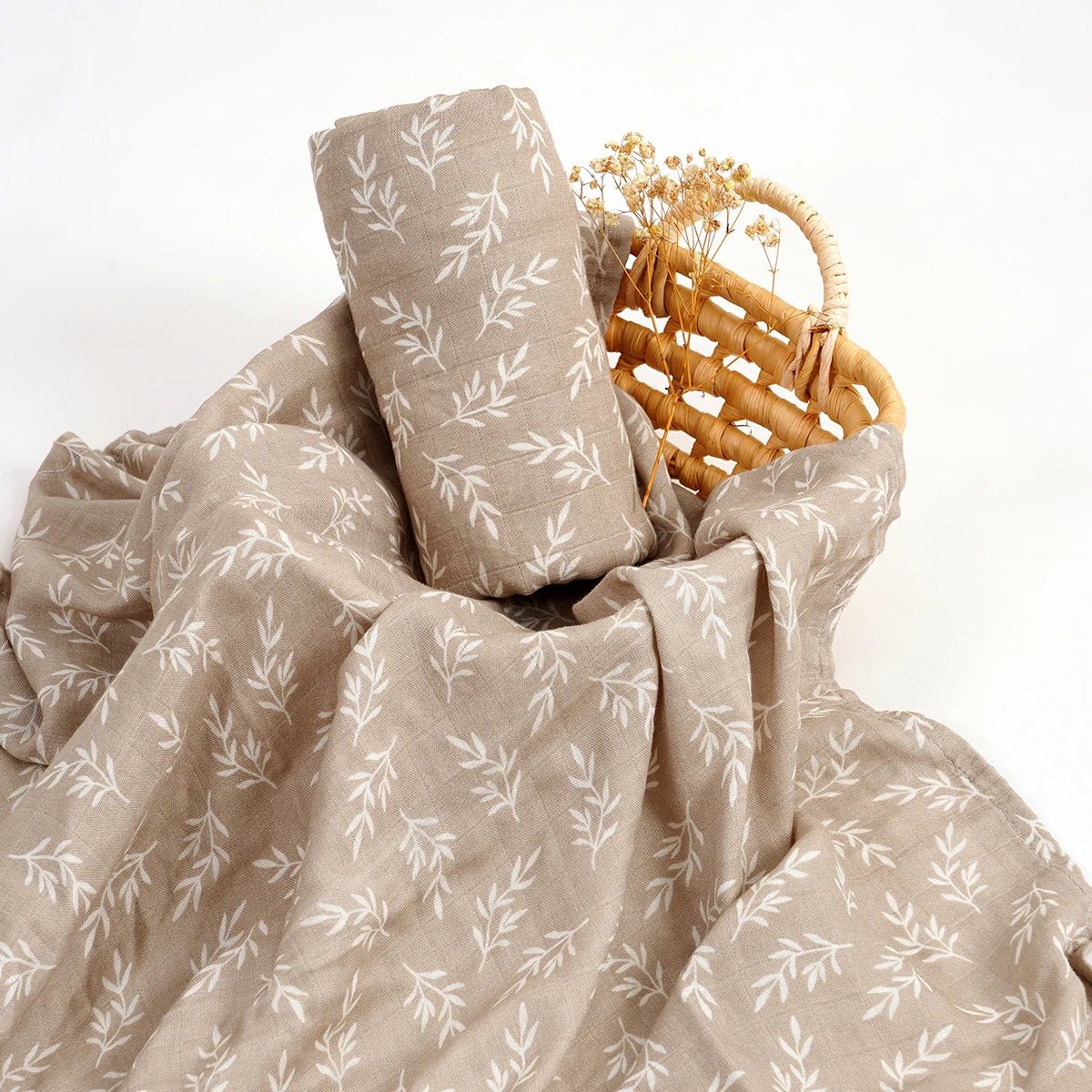 Premium Bamboo Cotton Muslin Baby Swaddle Blanket - Kindle Kids ABC - view 6