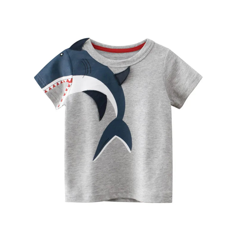 Kids Short-Sleeve T-Shirt – Cotton Cartoon Summer Tee - photo 15