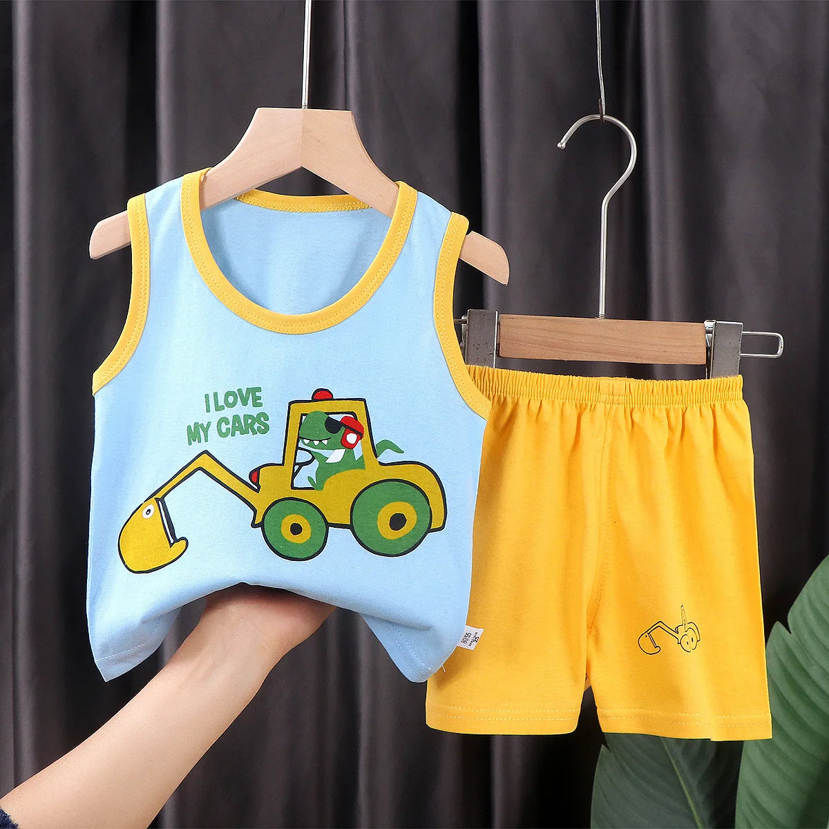 Cotton Baby Vest & Shorts Set - Kindle Kids ABC - view 12