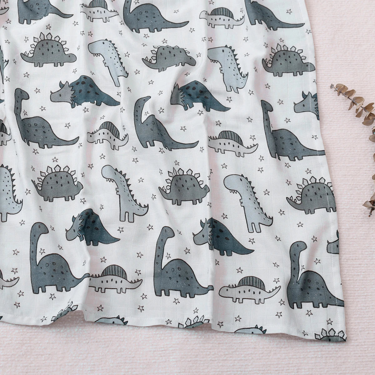 Bamboo Cotton Muslin Baby Swaddle Blanket - Kindle Kids ABC - view 14