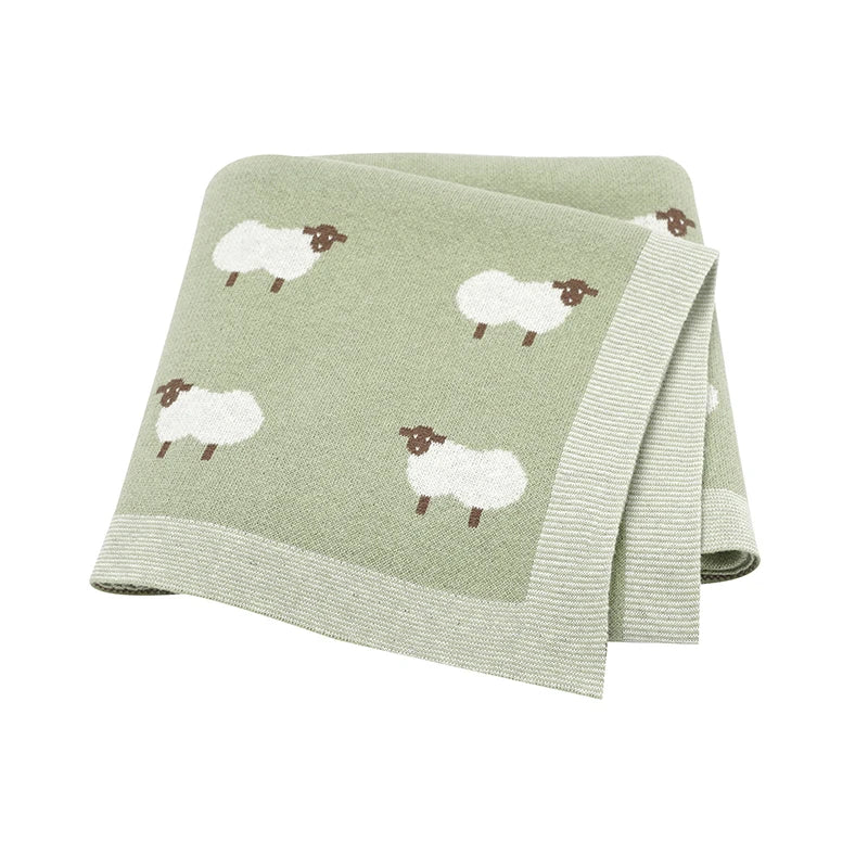 Knit Cotton Baby Blanket - Kindle Kids ABC - view 9