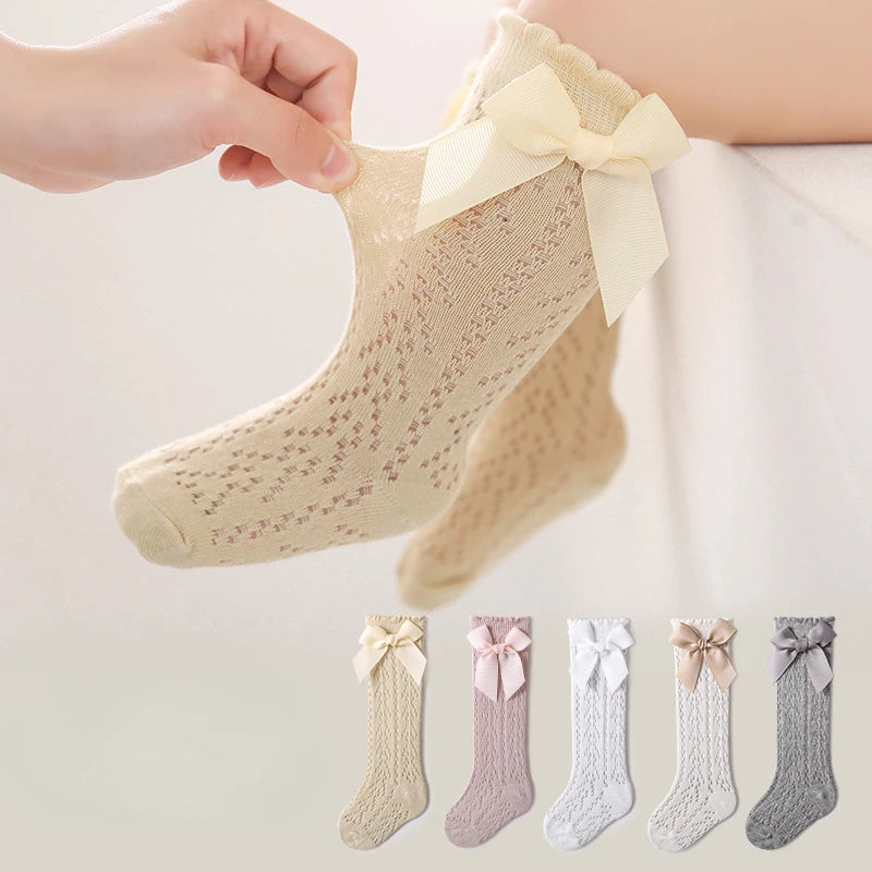 Cotton Baby Socks with Bows - Kindle Kids ABC