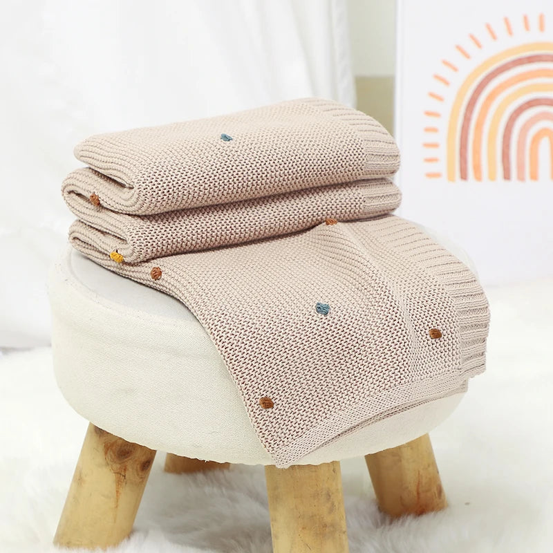Knit Cotton Baby Blanket - Kindle Kids ABC - view 5