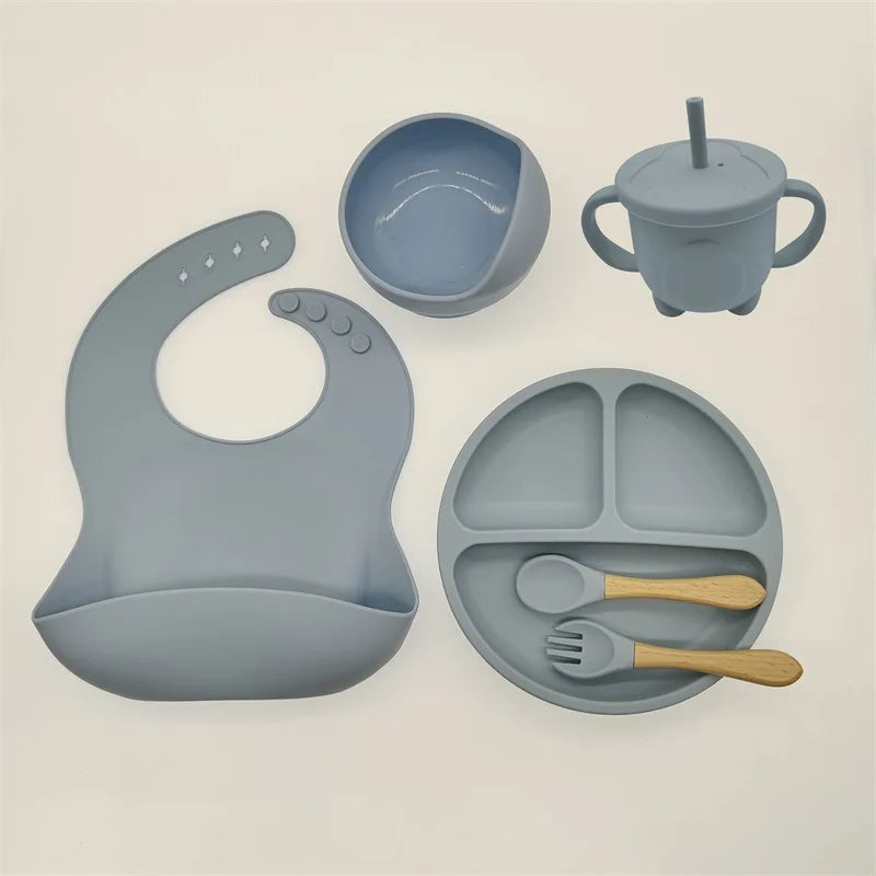 Baby Silicone Tableware Set — 6/8-Piece Weaning Feeding Kit - photo 10
