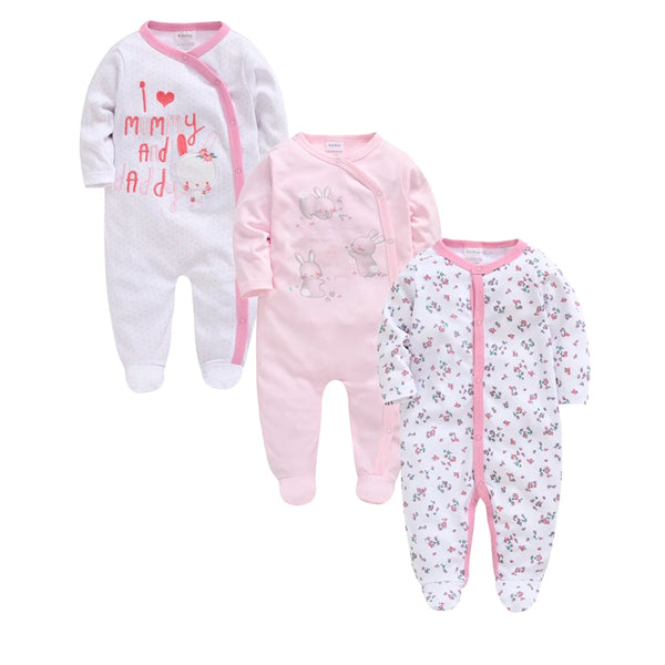 Cotton Baby Romper 3-Pack - Kindle Kids ABC