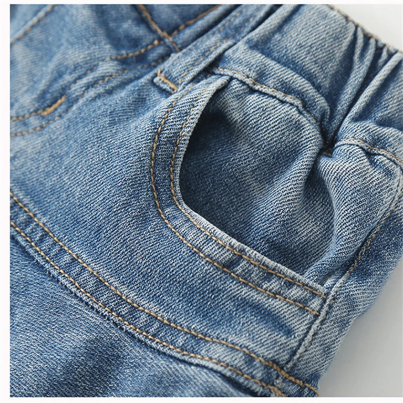Kids Double-Layer Denim Skirt — Elegant Summer Streetwear 2-12Y