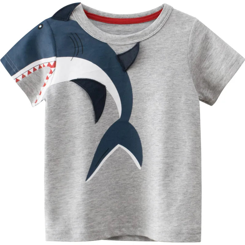 Boys Short Sleeve Cotton Tee 2-9Y - photo 2