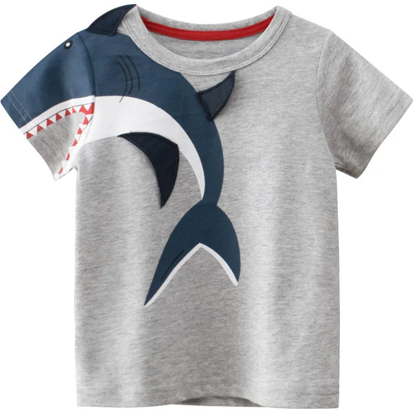 Boys Short Sleeve Cotton Tee 2-9Y - photo 2