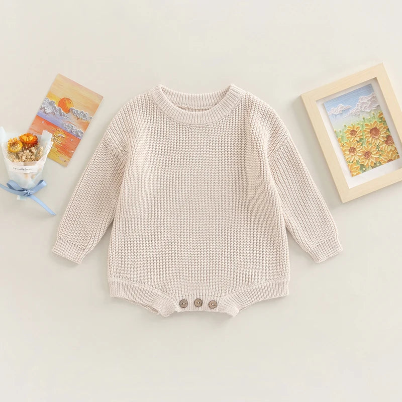 Knit Cotton Baby Romper - Kindle Kids ABC