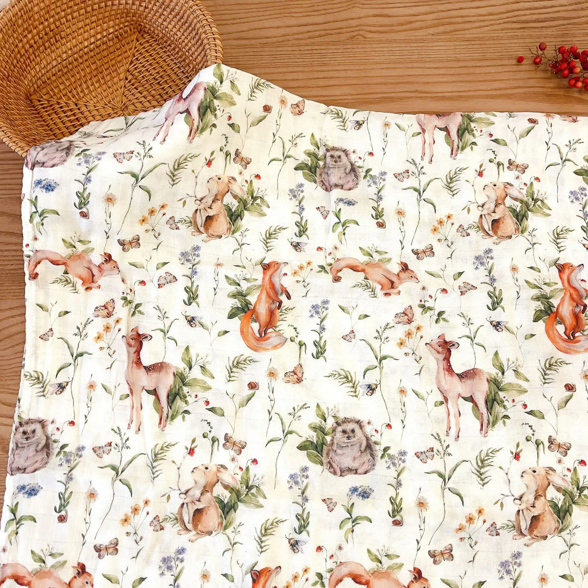 Cotton Muslin Baby Blanket - Kindle Kids ABC - view 15