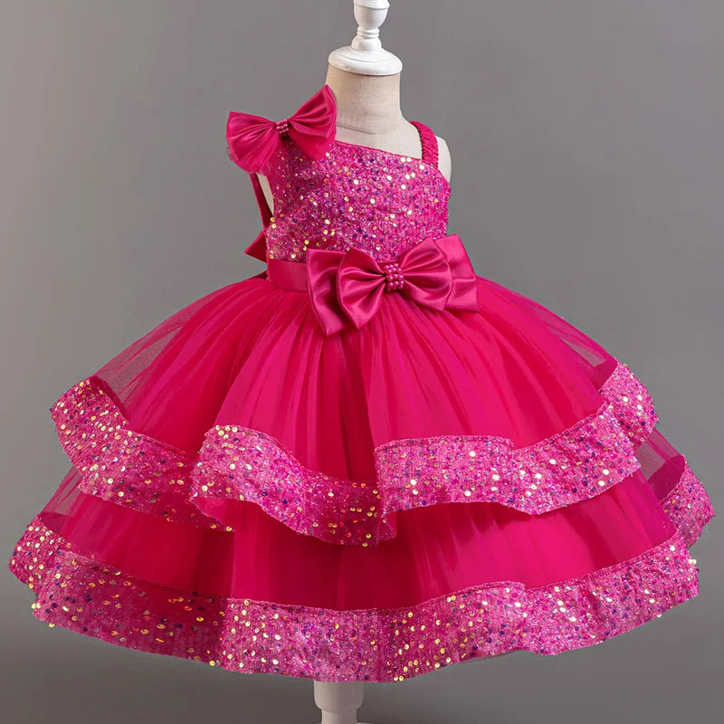Flower Girl Sequin Tulle Dress — Ceremony & Wedding | 12M–5T - photo 9