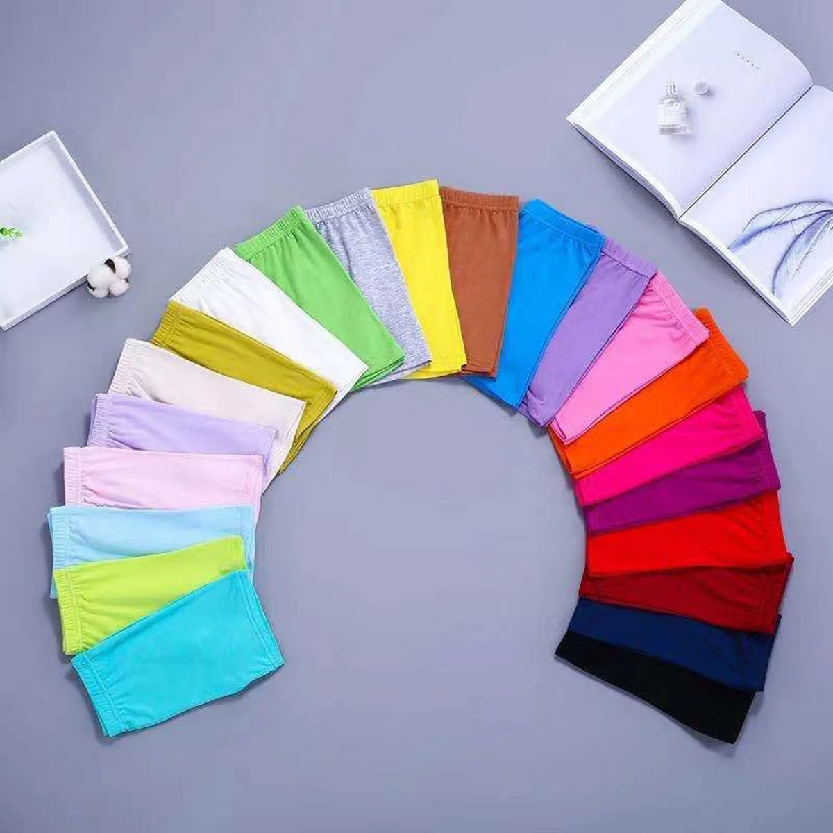 Girls cotton safety shorts under skirt