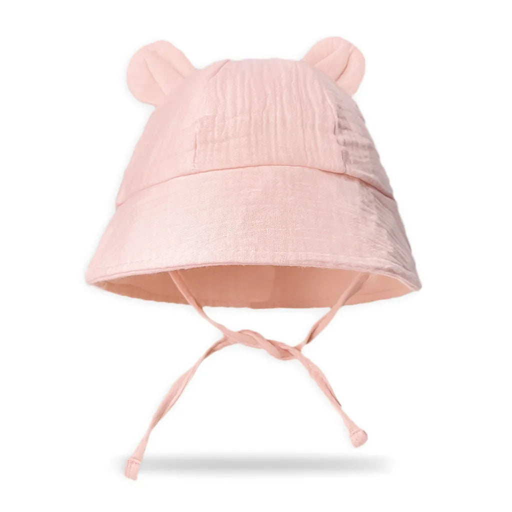 Baby Bucket Sun Hat - Rabbit-Ear Cotton Fisherman Hat - photo 10