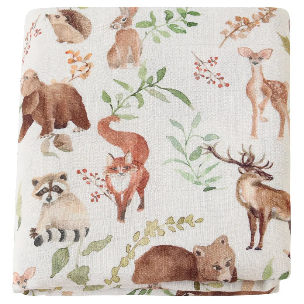 Bamboo Cotton Muslin Baby Swaddle Blanket - Kindle Kids ABC - view 23