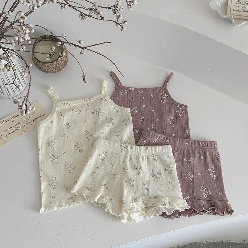 Baby Girls Cotton Floral Outfit Set 12M-4Y - photo 4