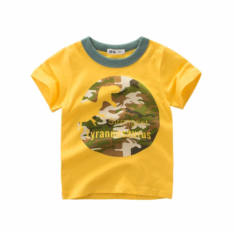 Kids' Korean-Style Striped T-Shirt – Short-Sleeve Cotton Tee | 2–9Y - photo 17