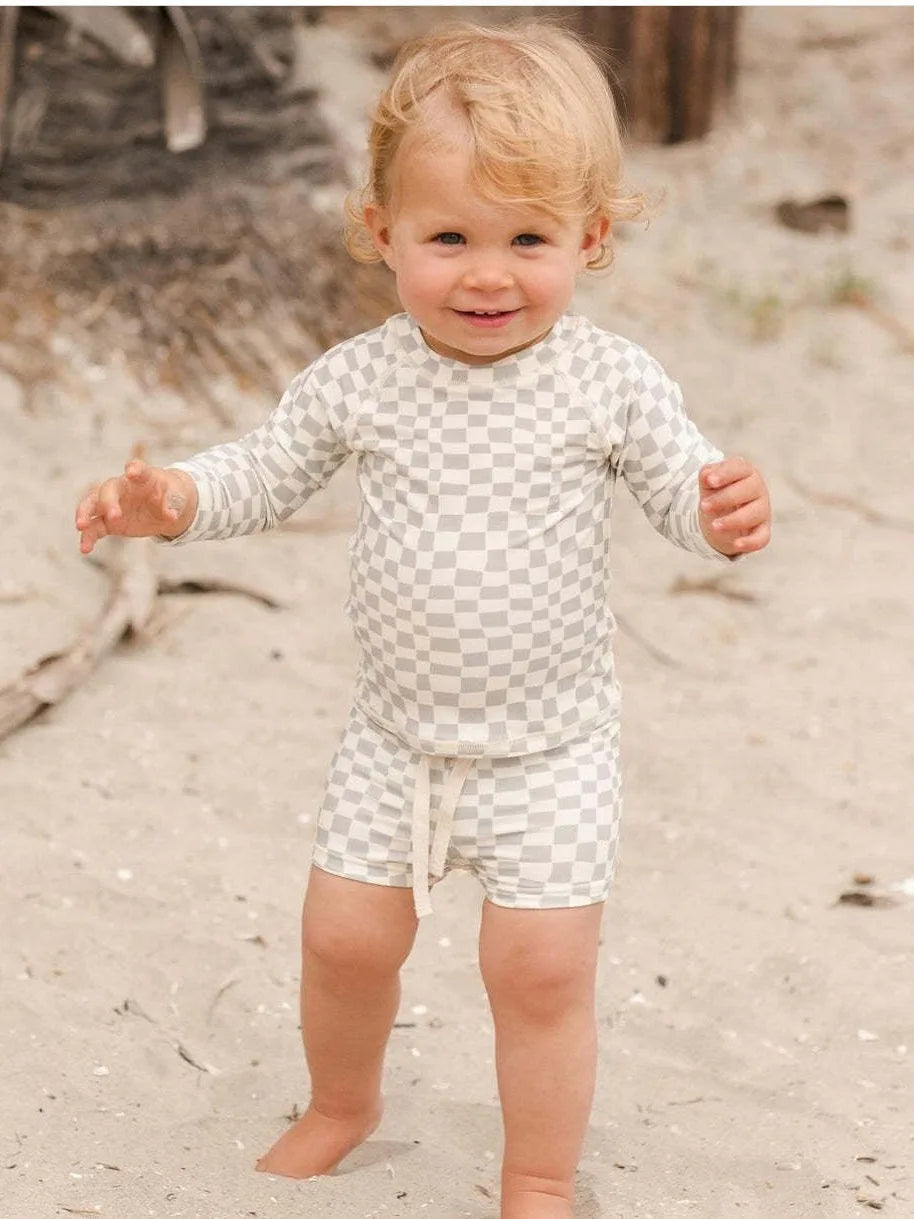 Boys UV Rash Guard 2-Piece Swim Set - photo 4