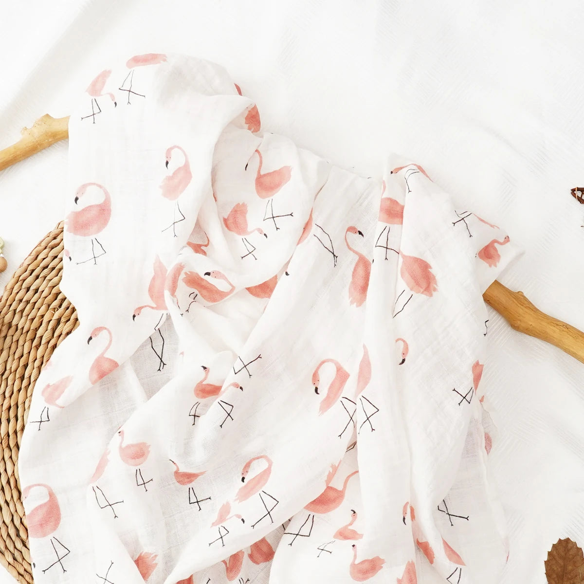 100% Cotton Muslin Baby Swaddle Blanket - Kindle Kids ABC - view 10