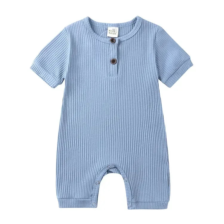 Baby Cotton Short-Sleeve Romper - Kindle Kids ABC - view 8