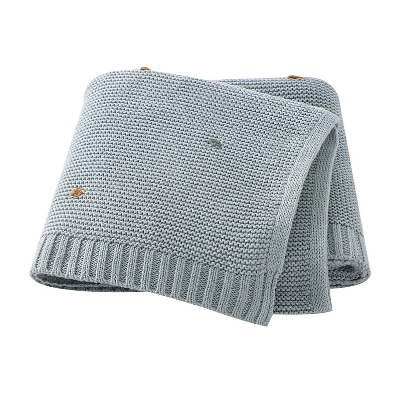 Knit Cotton Baby Blanket - Kindle Kids ABC - view 8