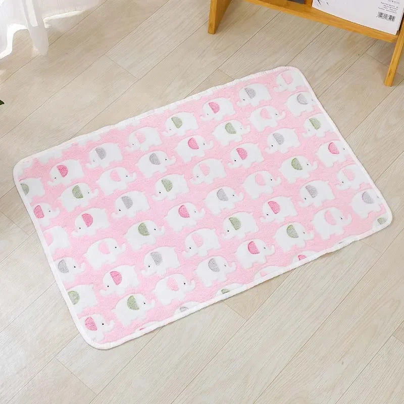 Cartoon Elephant Cotton Gauze Baby Blanket - Kindle Kids ABC - view 4