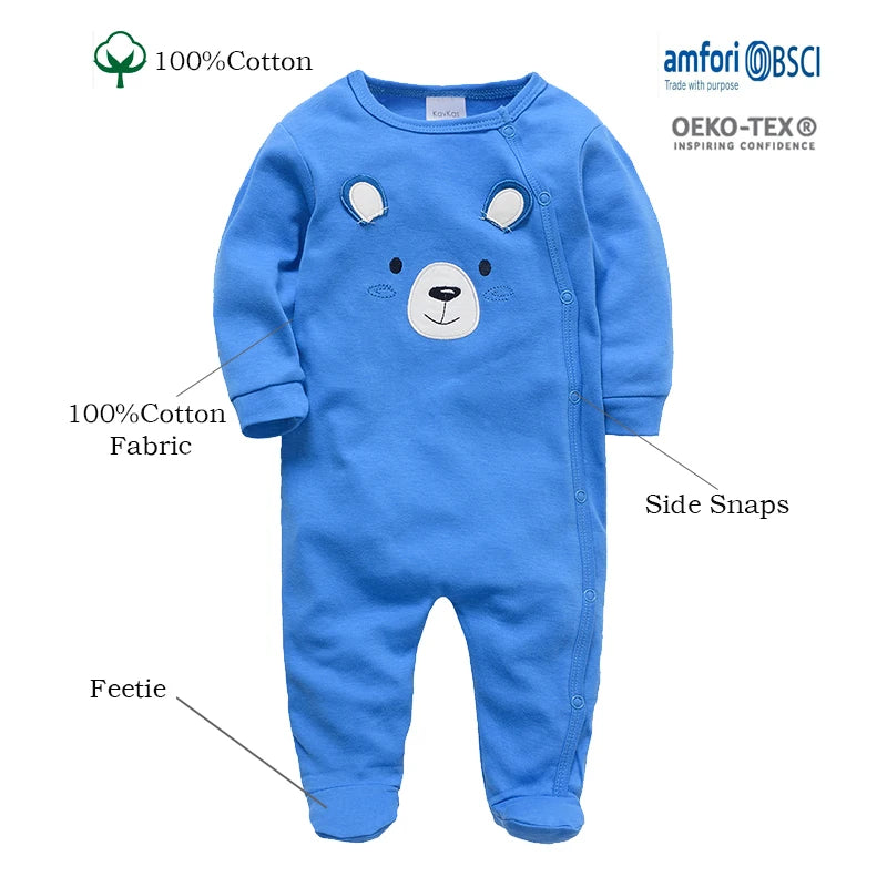 Cotton Baby Romper - Kindle Kids ABC - view 2