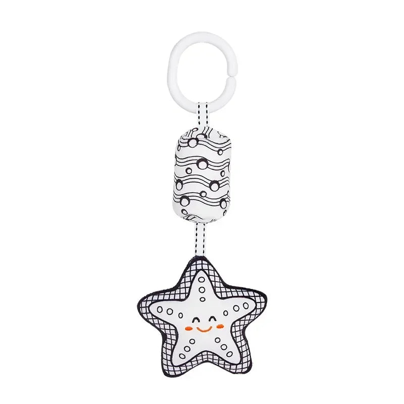 Baby Crib Hanging Bell - Plush Rattle Sensory Toy - photo 9