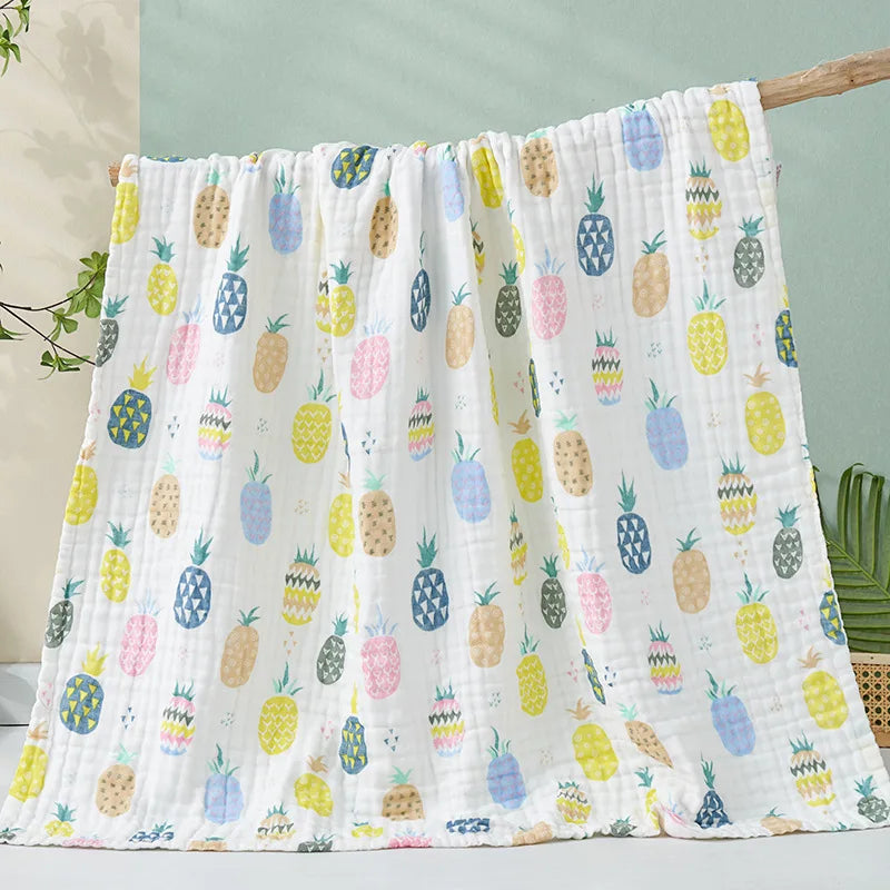 6-Layer Bamboo Cotton Baby Receiving Blanket - Kindle Kids ABC - view 6