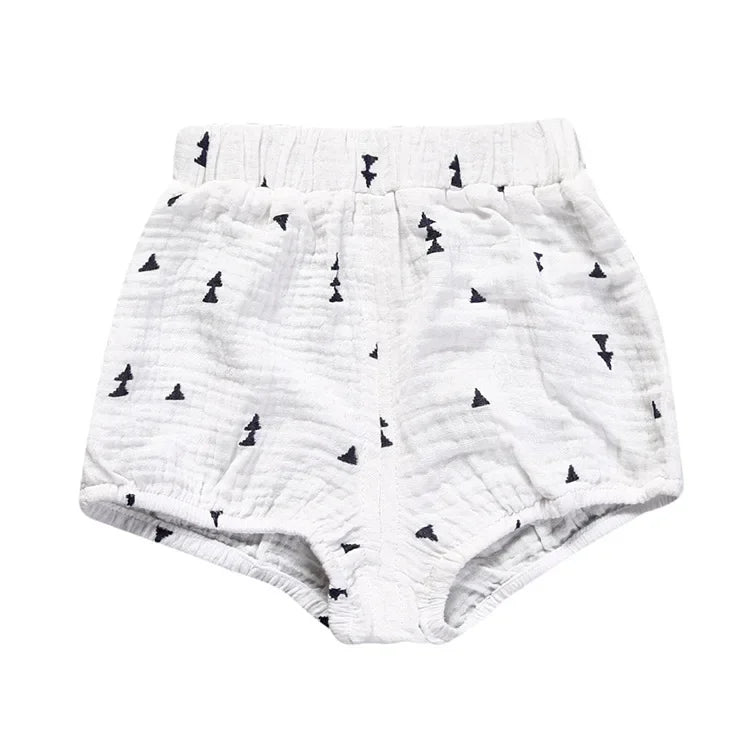 Baby Cotton-Linen PP Shorts Loose Comfy Summer - photo 20