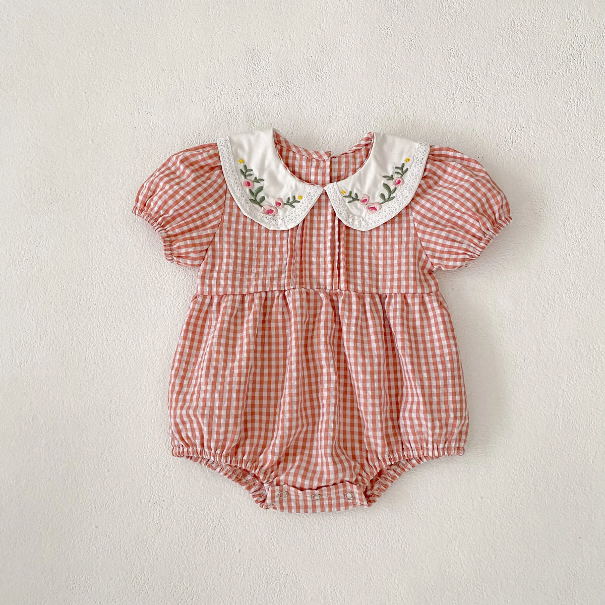 Embroidered Cotton Baby Romper - Kindle Kids ABC - view 4