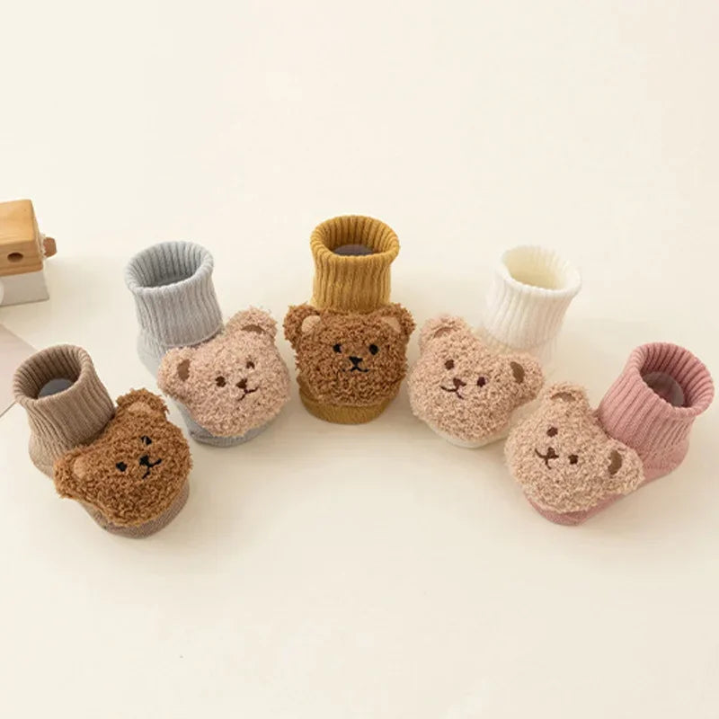 newborn-bear-socks-soft-cotton-colors-kindlekidsabc