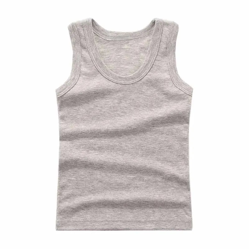 Kids cotton tank top sleeveless
