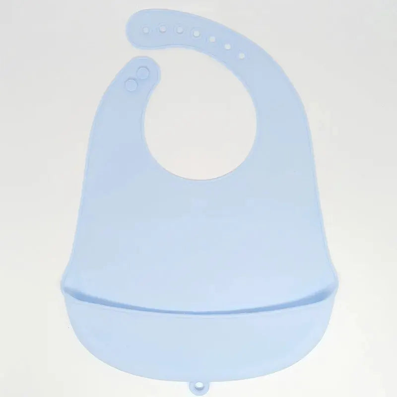 Silicone Baby Bib — Waterproof Roll-Up Bib with Crumb Catcher | 6M+ - photo 8