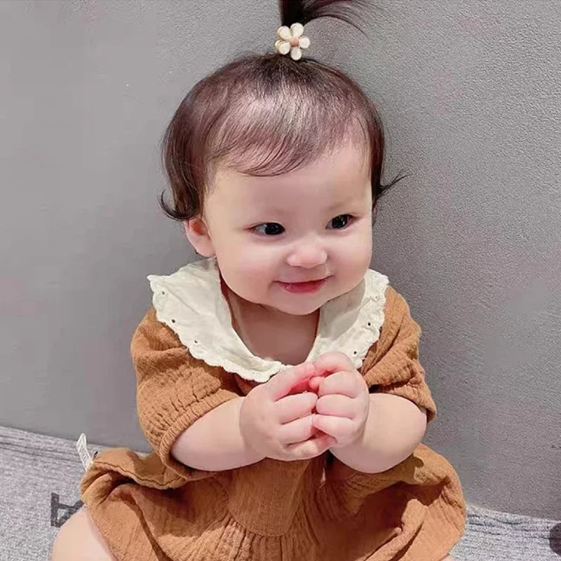 Baby Girl Hair Ties – Cartoon Bear & Bunny Set