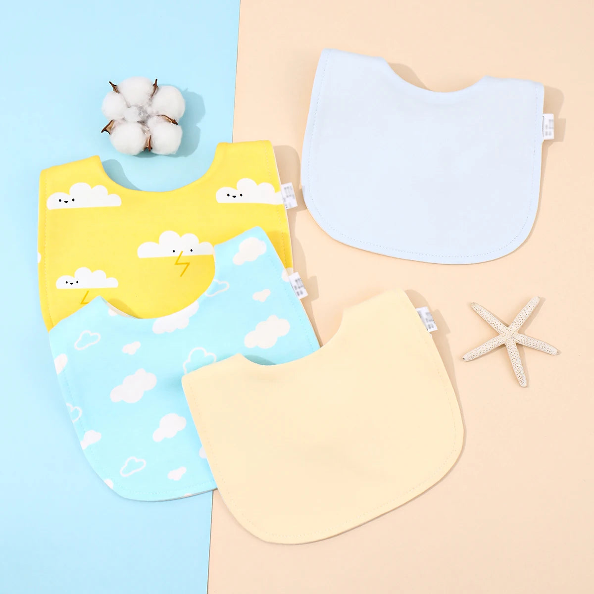 Cotton Adjustable Baby Bib - Kindle Kids ABC - view 24