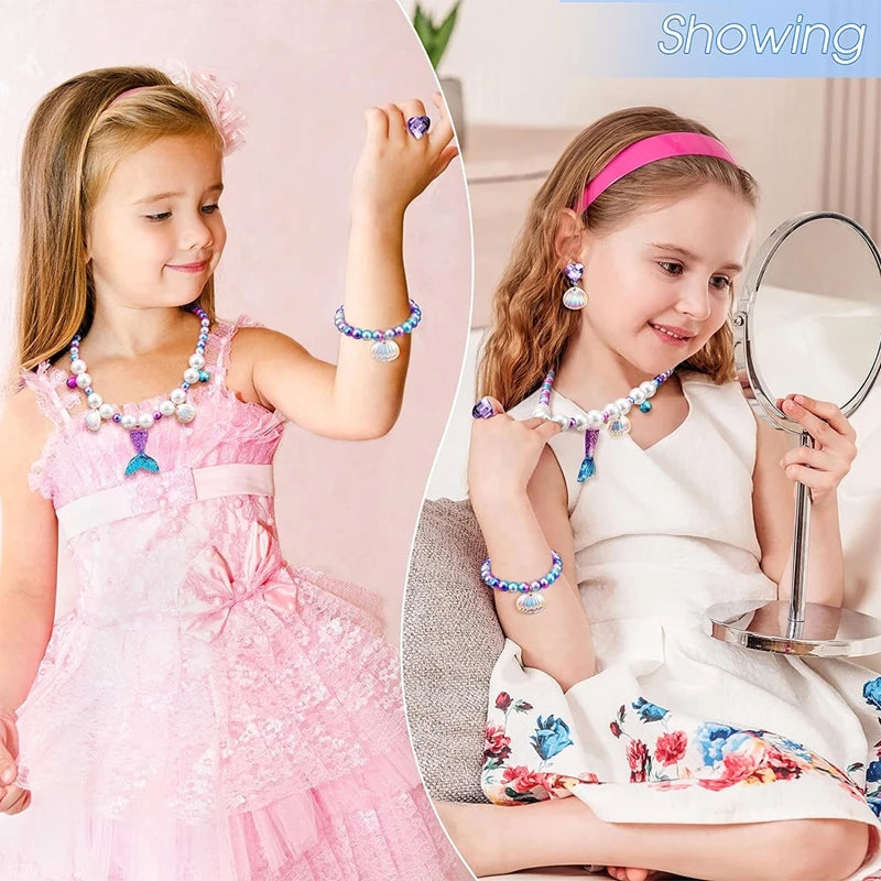 Princess Mermaid Necklace & Bracelet Set - Kindle Kids ABC - view 6