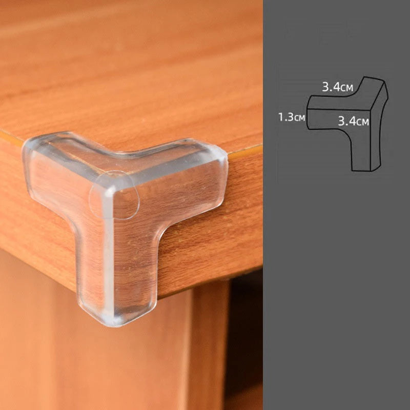 Baby Safety Corner Guards – Soft Silicone Table Edge Protectors (4 or 10 Pack)
