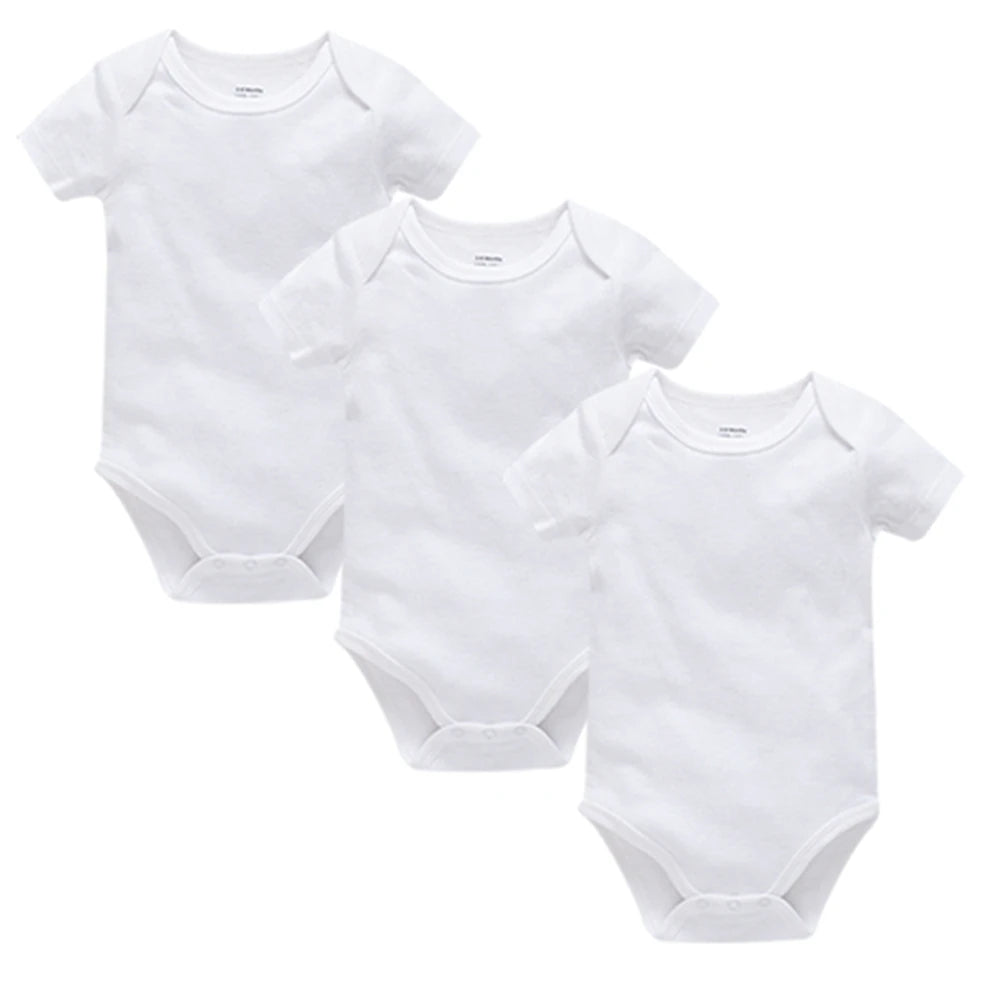 Baby cotton bodysuit set, snap-bottom — Kindle Kids ABC